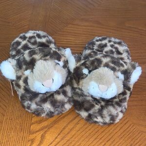Wonder nation leopard slippers 13-1 children